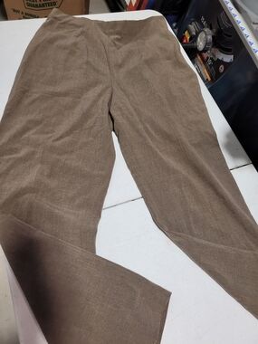 Women's Brown Wide-Leg Dress Pants